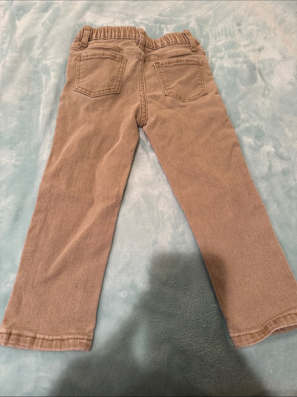 Kids Brown Jean Pull-On Pants - Picture 3 of 3